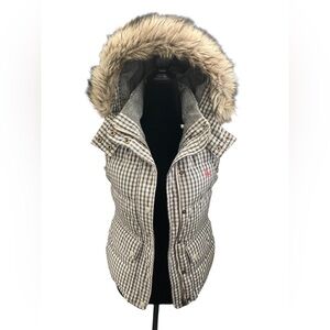 Jack Wills Duck Down Checkered Vest